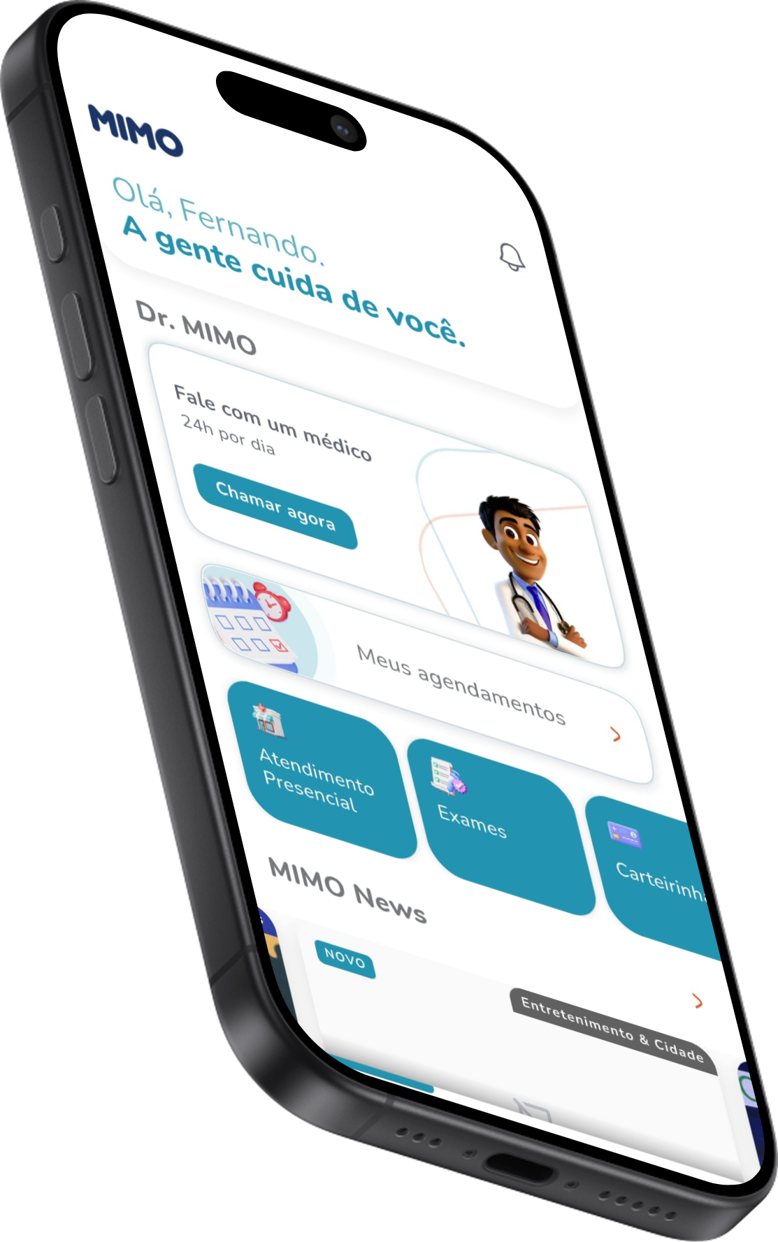 App MIMO completo no celular